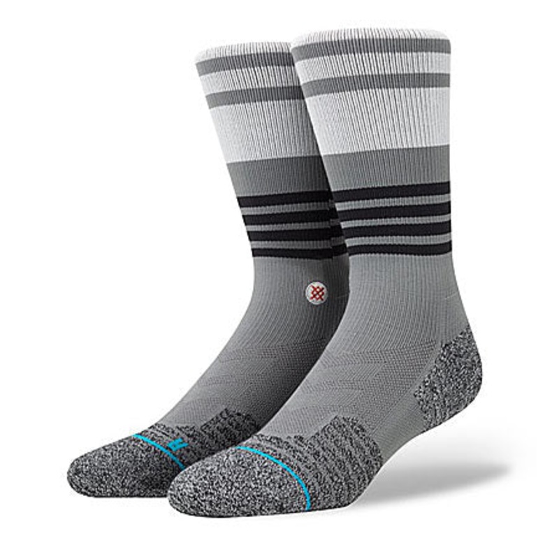 Stance Spectacle Crew Socks Gray Large