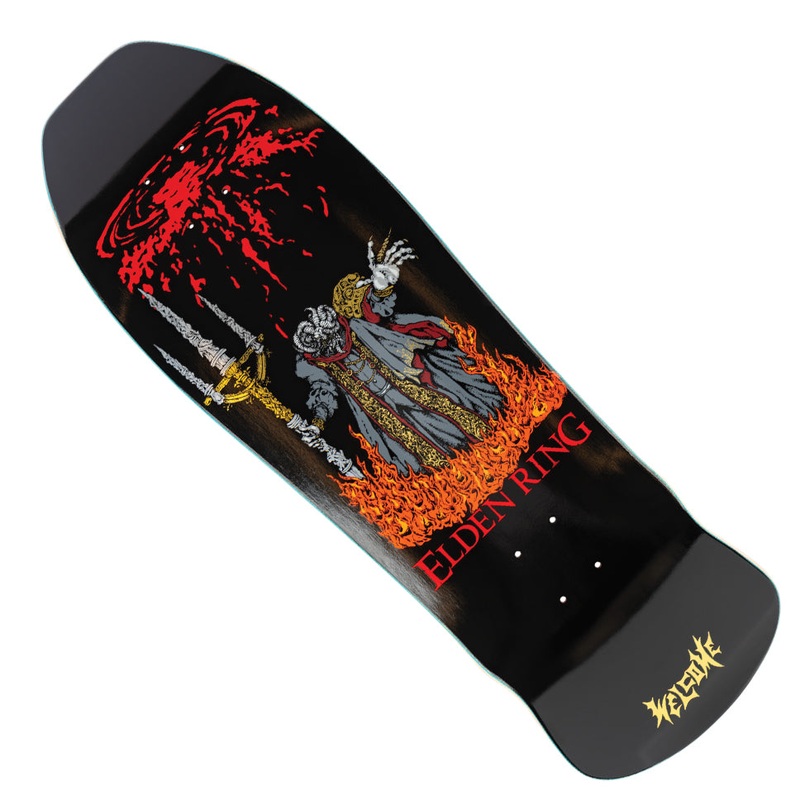 Welcome Skateboards Elden Ring Mohg on Early Grab Shaped Deck Black 10 x 31.95 WB:15.5