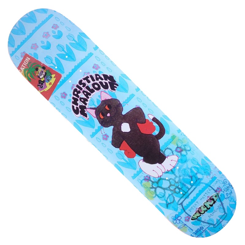 WKND Skateboards Christian Maalouf Ghost Deck Blue 8.5 x 31.875 WB:14