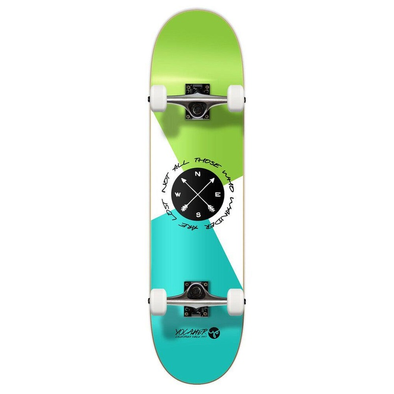 Yocaher Graphic Complete 7.75″ Skateboard – Wander Golem Complete