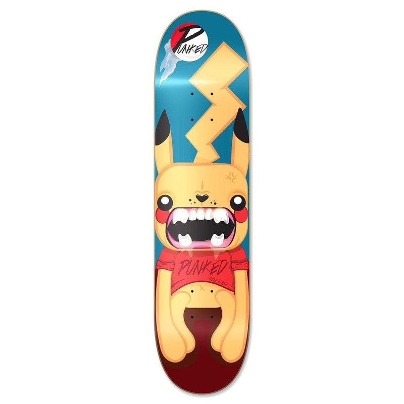 Yocaher Graphic Skateboard Deck – PIKA series – Pika 7.5″