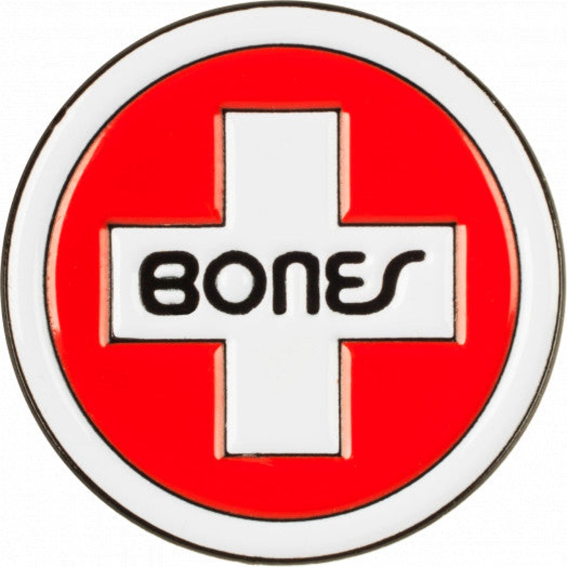 Bones Bearings Lapel Pin Swiss Circle OS
