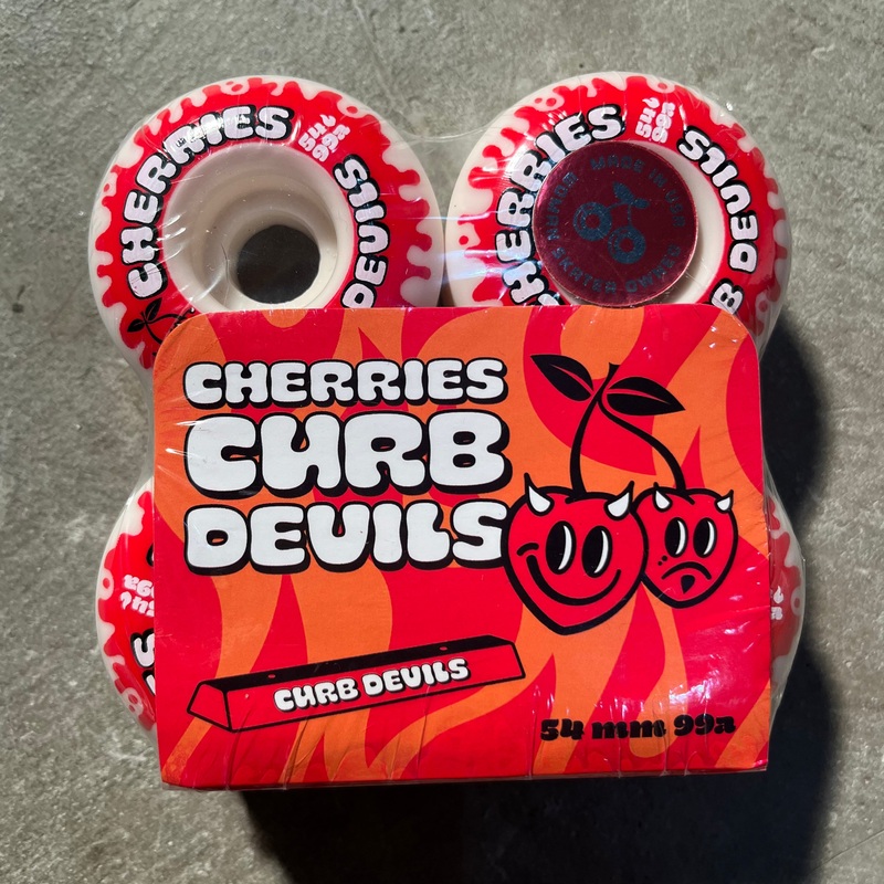 Cherries Wheels – Curb Devils Classic Shape Wheel – 54mm 99d
