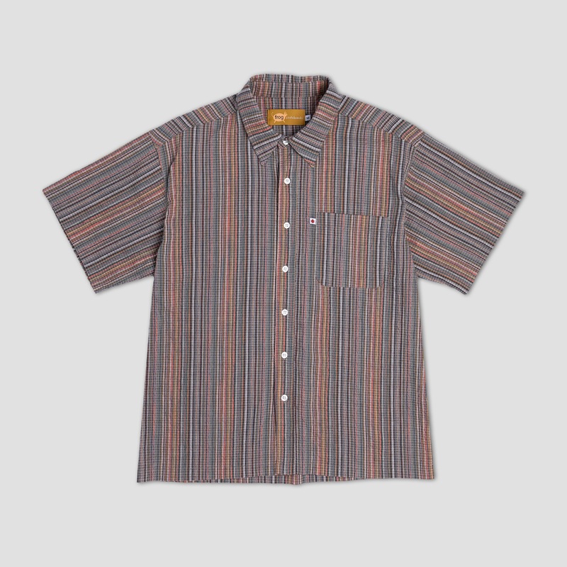 Frog Mojo Stripe Pocket Shirt Red Small