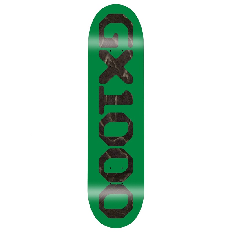 GX1000 OG Logo Green/Black Veneer Deck 8.125″ 8.125