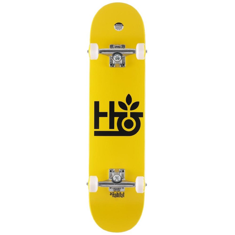 Habitat Pod Yellow 7.5″ Complete Skateboard Complete