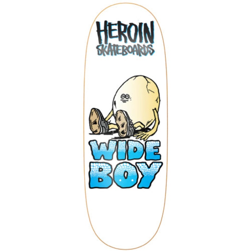 Heroin Wide Boy Egg Skateboard Deck 10.75″ 10.75″