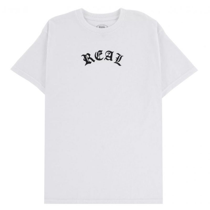 Real Script T-Shirt White Small