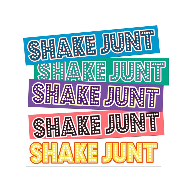 Shake Junt Stretch Pastel Sticker Assorted 8″