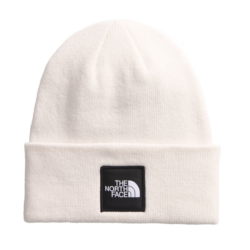 The North Face Big Box Box Beanie White Dune