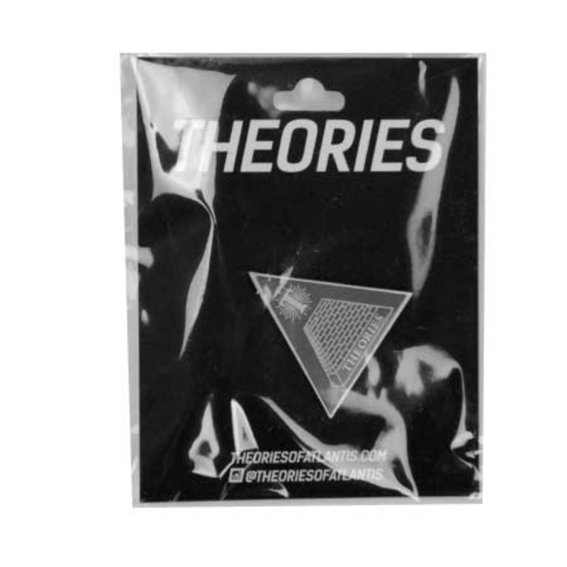 Theories Theoramid Enamel Pin Grey/ White N/A