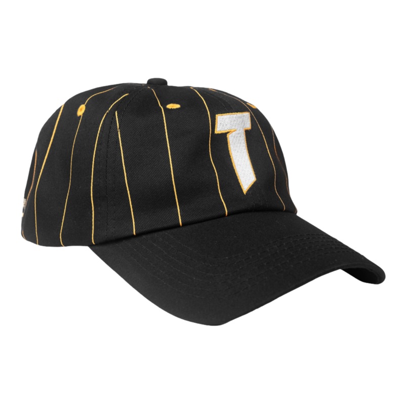 Thrasher T Logo Old Timer Hat (Black/Yellow) OS Black