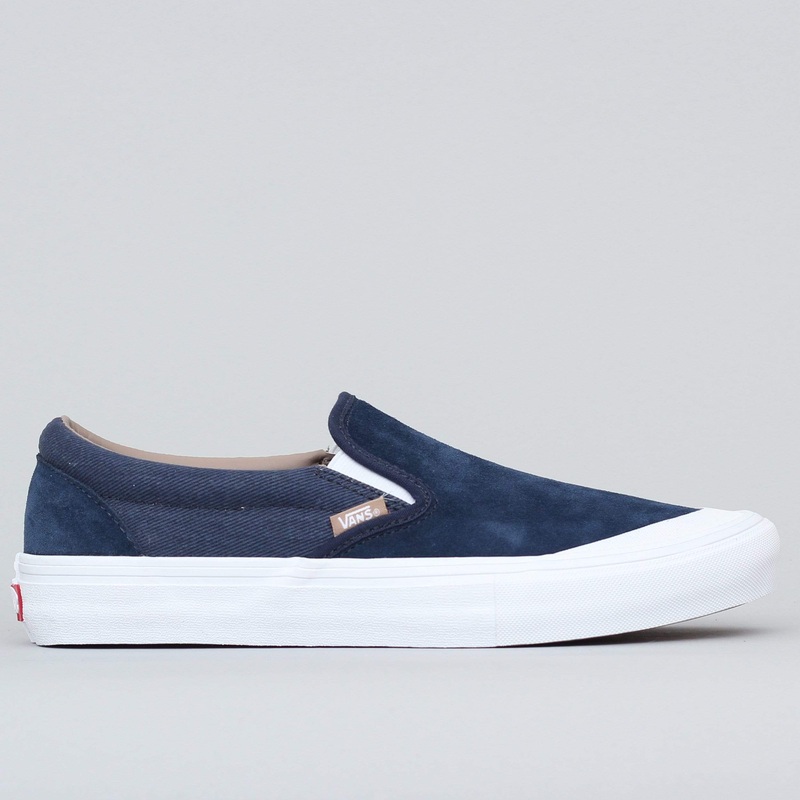 Vans Slip-On Pro Shoes (Twill) Dress Blues / Portabella UK7