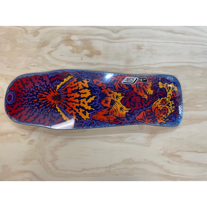 Winkowski Volcano Shaped 10.34in x 30.54in Santa Cruz Decks