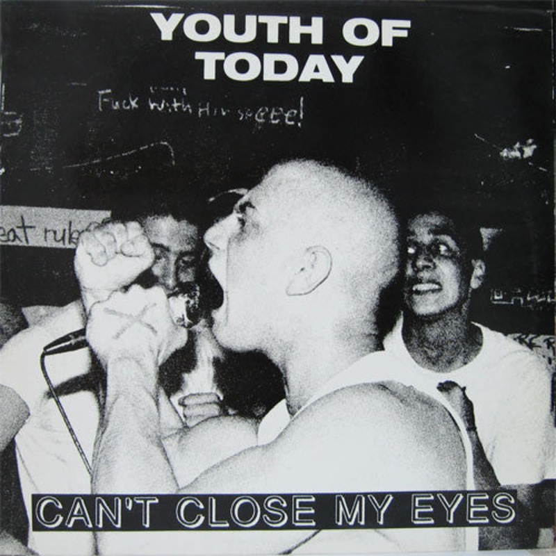 Youth Of Today  Can’t Close My Eyes Yellow Translucent Color Vinyl LP Record