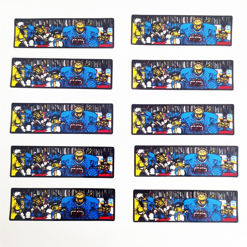 101 Skateboards Koston Hockey Sticker Pack Bundle