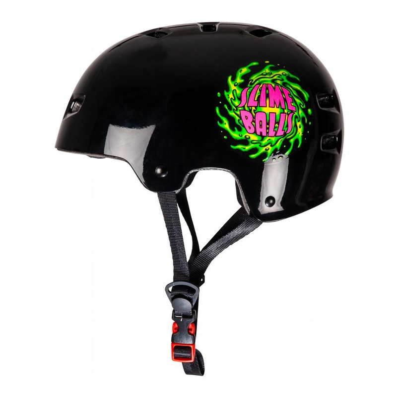 Bullet x Slime Balls Helmet Slime Logo 49-54cm Black OSFA Youth