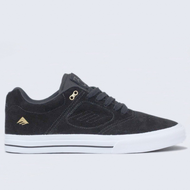 Emerica Reynolds 3 G6 Vulc Shoes Black / White / Gold UK7