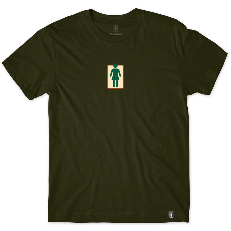 Girl OG Naturals T Shirt Green Small
