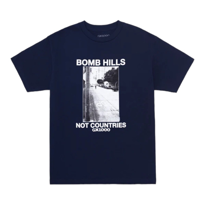 GX1000 Bomb Hills Not Countries Tee [Navy] S Navy