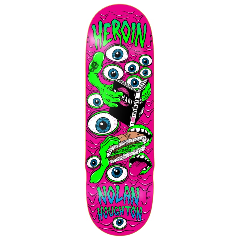Heroin Houghtan Mutate Or Die 9.5″ Skateboard Deck