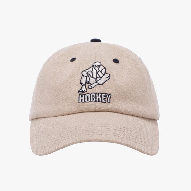 Hockey Skateboards “Shame” Tan 6 Panel Hat