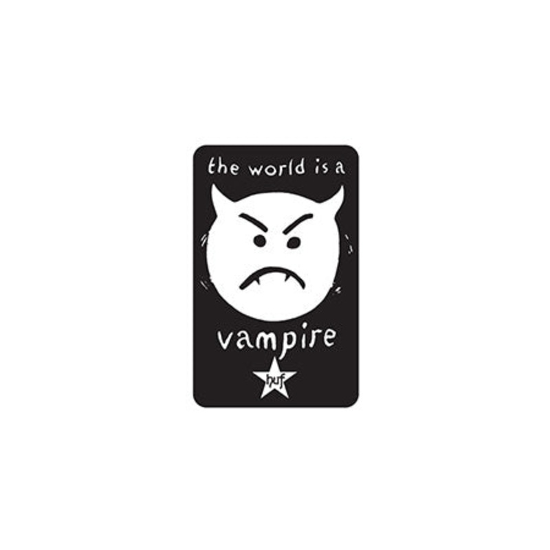 HUF HUF x Smashing Pumpkins Vampire Sticker Black 4″