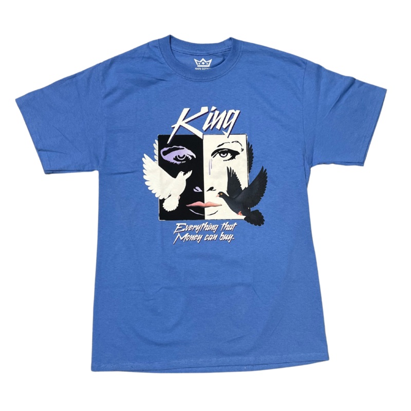 King Skateboards Doves T-Shirt Blue MD