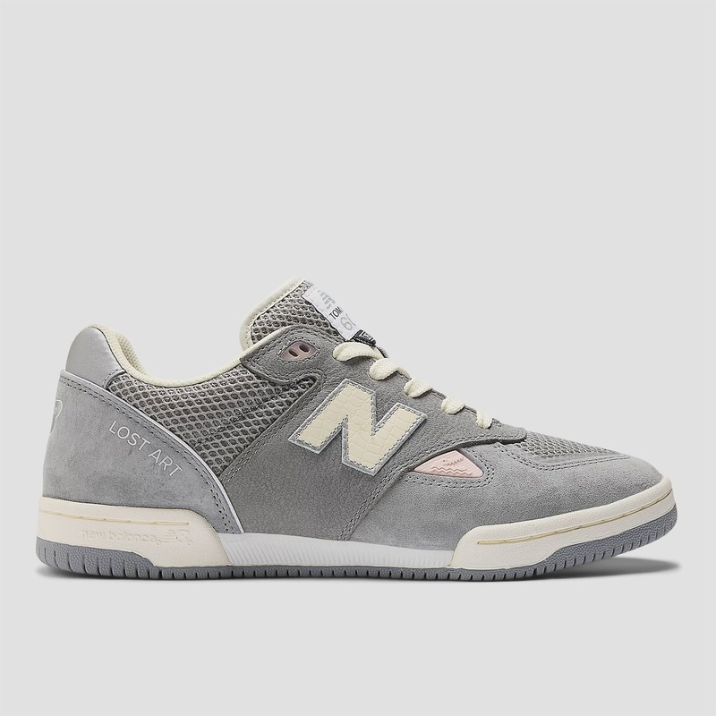 New Balance Numeric X Lost Art 600 Tom Knox Skate Shoes Grey UK3.5