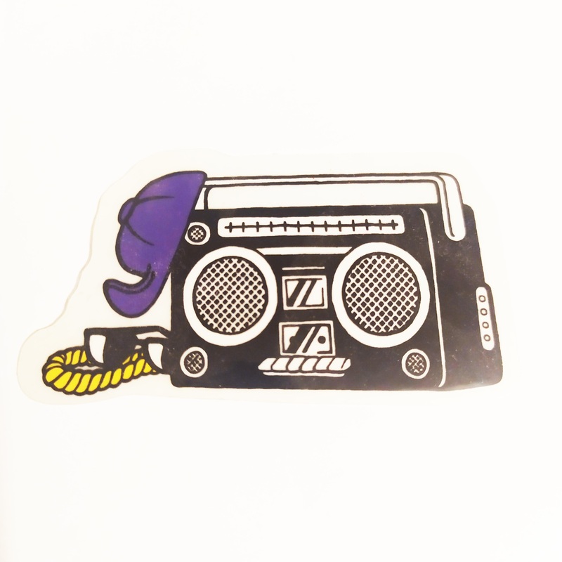 Polar Skateboard Sticker – 7cm across approx