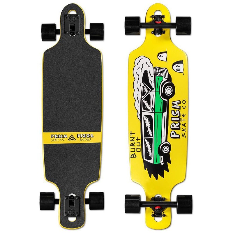 Prism Skewer 34.5″ Pizza Boobs Series Longboard Complete