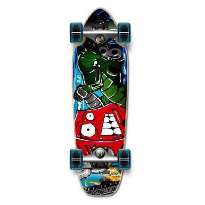 Punked Robot Mini Cruiser 27 inch longboard Complete