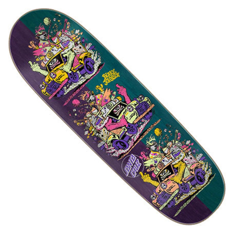 Santa Cruz Blake Johnson Beastwagon Crew Egg Shape Deck Assorted Woodgrain 8.8 x 32.08 WB:14.125