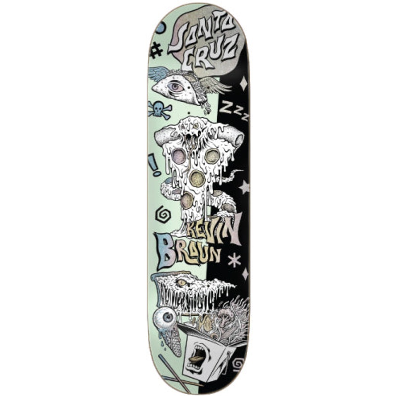 Santa Cruz Kevin Braun Fever Dream VX Skateboard Deck 8.25″ 8.25″