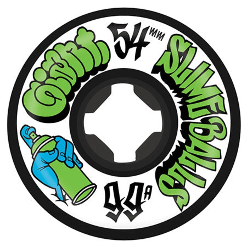Santa Cruz Slime Balls Mike Giant Speed Balls 99a Wheels Black 54mm