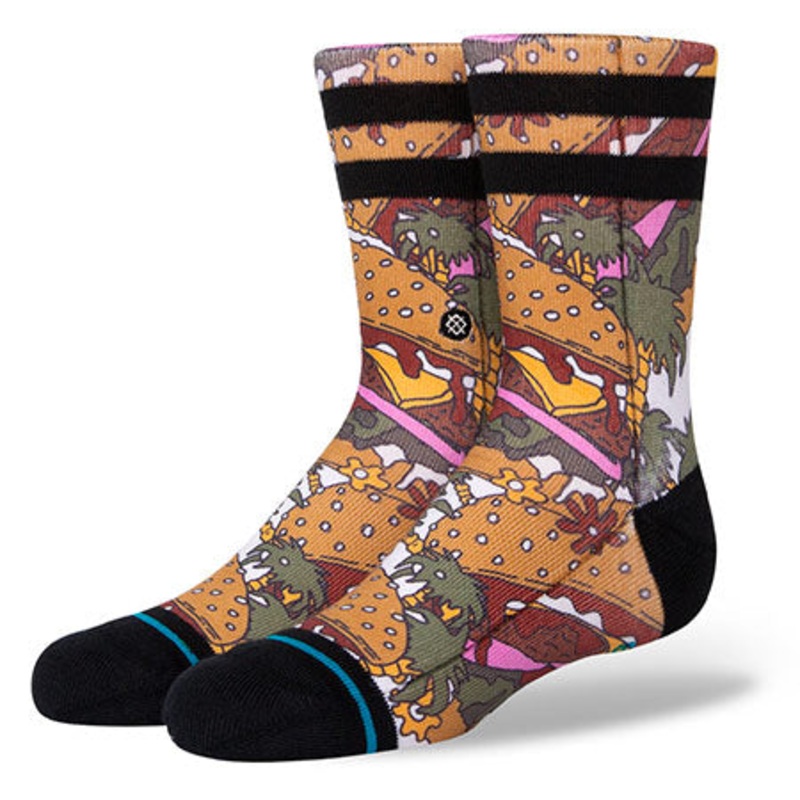 Stance Palm Patty Kids Crew Socks Multi Large