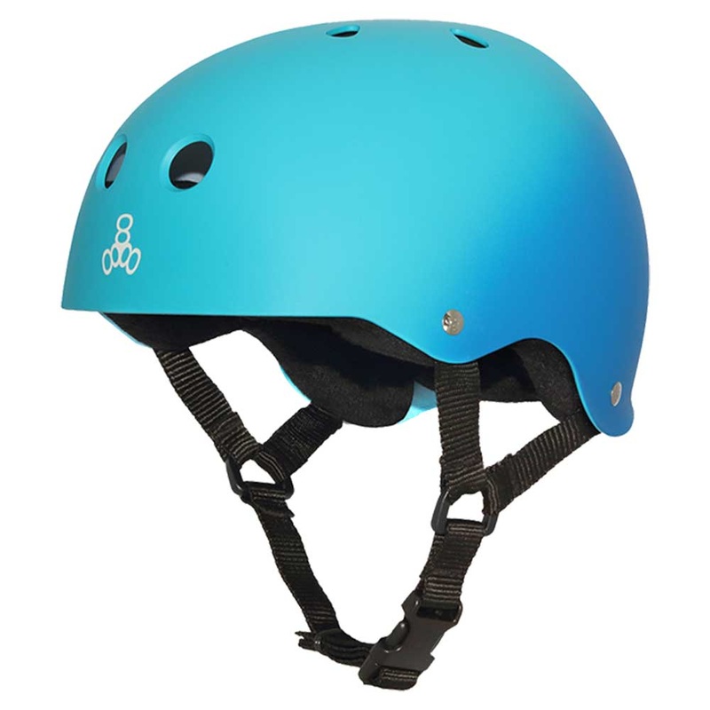 Triple 8 Helmet Sweatsaver Blue Fade Rubber X-Small