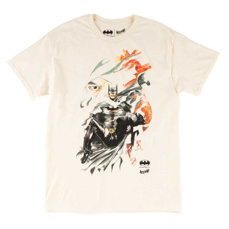Welcome x Batman Heart of Hush Short Sleeve T-Shirt Medium Bone