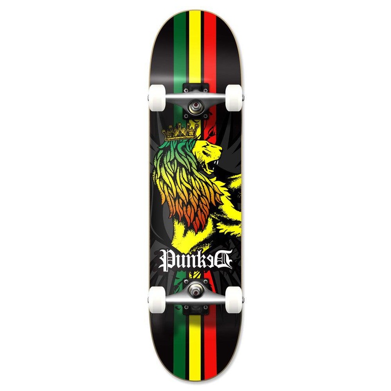 Yocaher Graphic Complete 7.75″ Skateboard – Rasta Complete