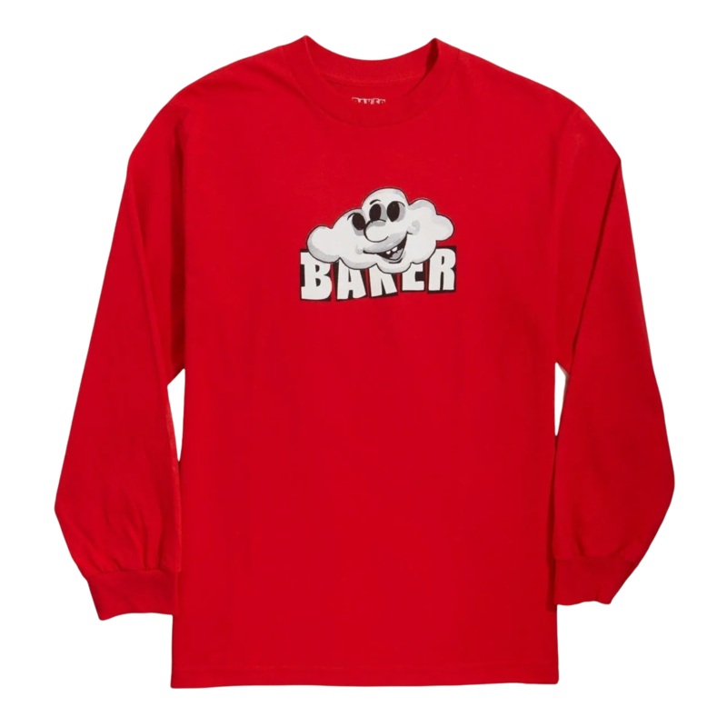 Baker Cloud 3 Red Long Sleeve T-Shirt Red S