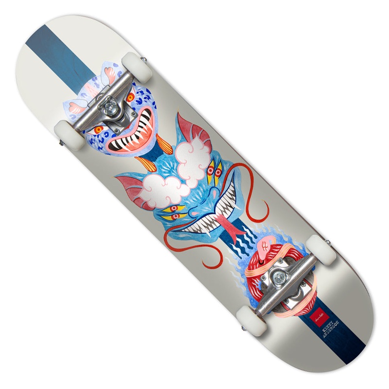 Chocolate Kenny Anderson Masks Complete Skateboard Multicolor 8.25 x 31.875 WB:14