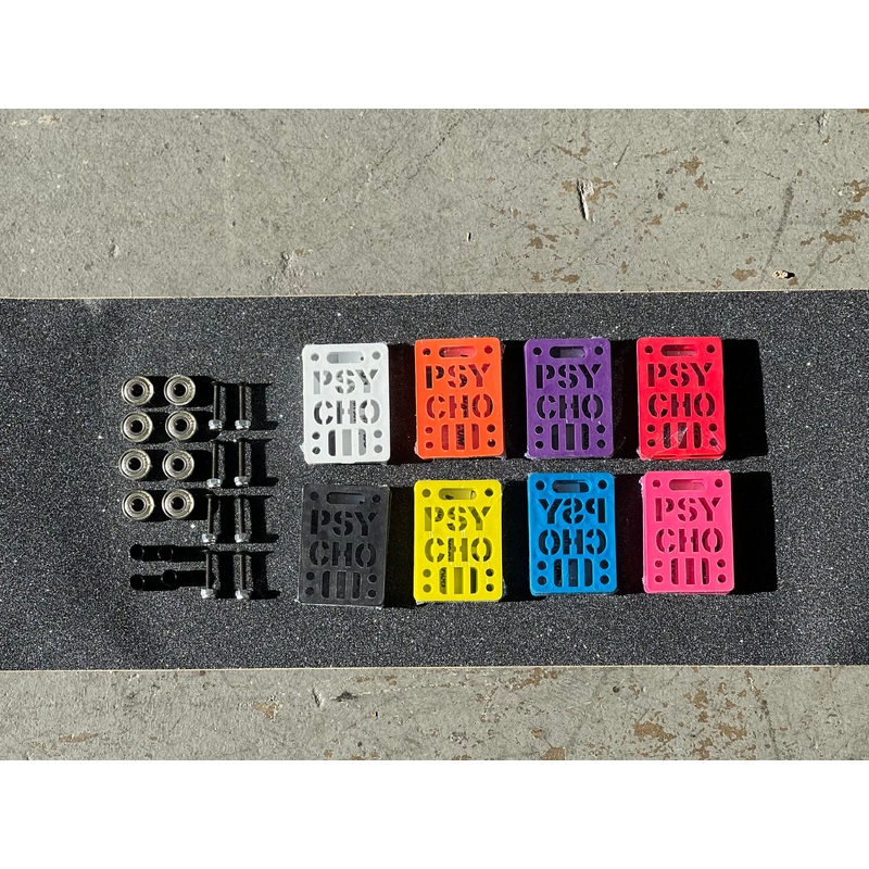 COMPLETE KIT: BEARINGS + 11″ GRIP + 1/4″ RISERS + HARDWARE