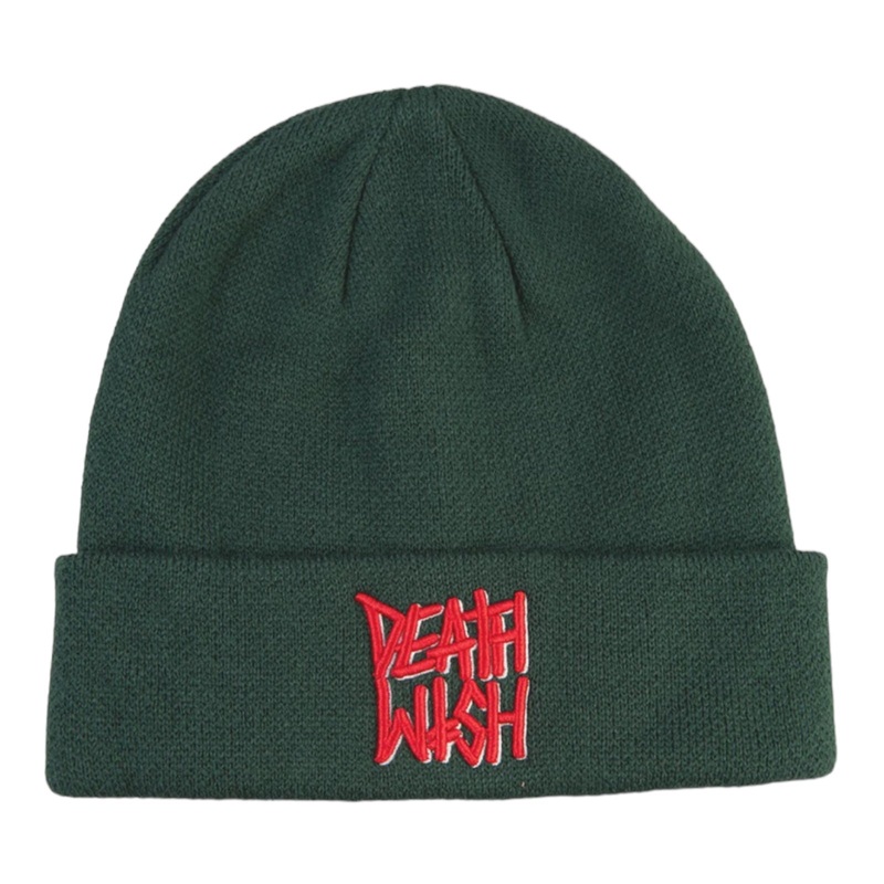 Deathwish Deathstack Beanie Forest Green OS Green