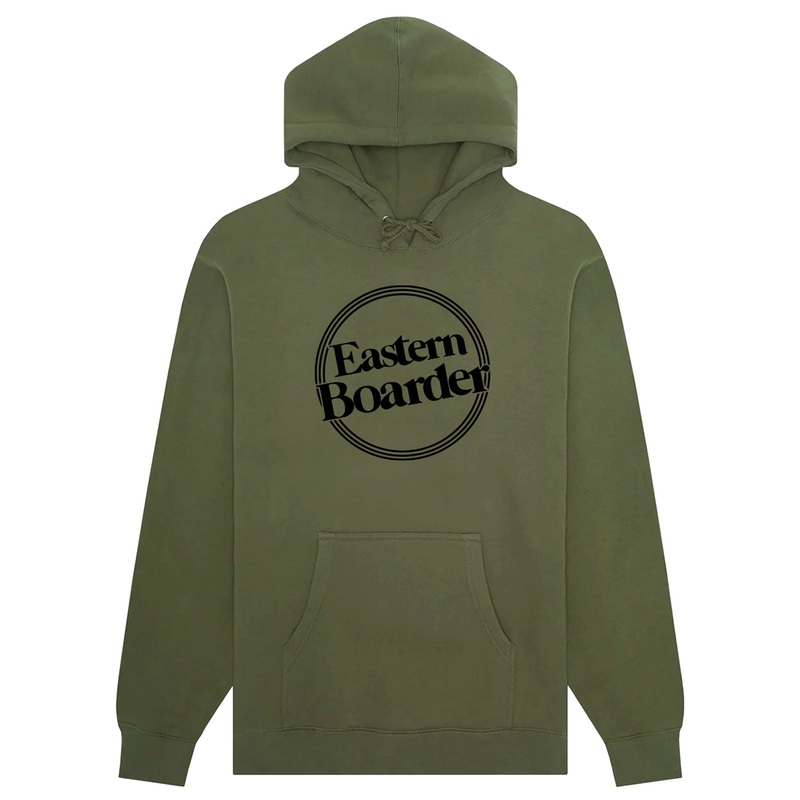 EasternBoarder Dot Logo Hoodie Army/Black SM