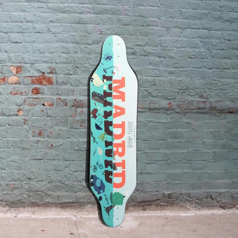 Madrid 2015 Disaster Relief Weezer Longboard – 36″ – Deck