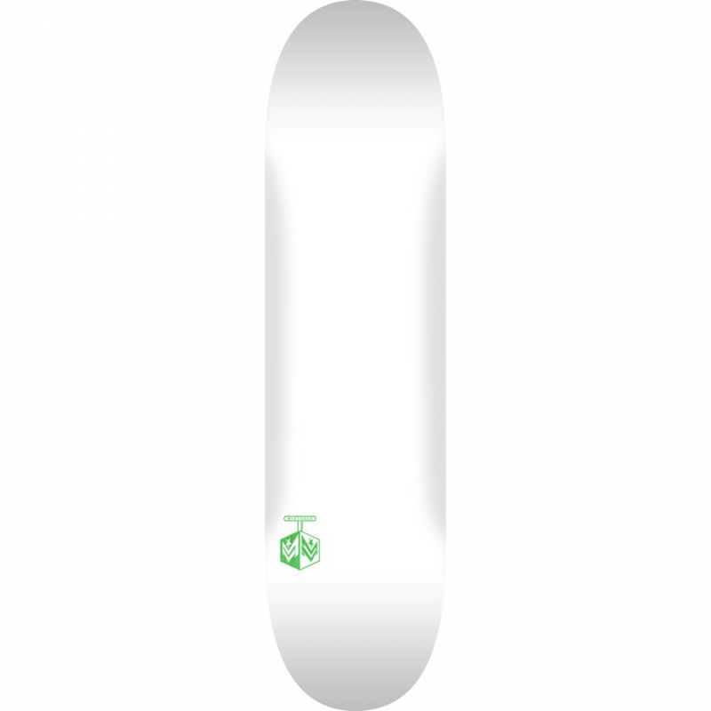 Mini Logo Chevron Detonator White  7.75″ Skateboard Deck
