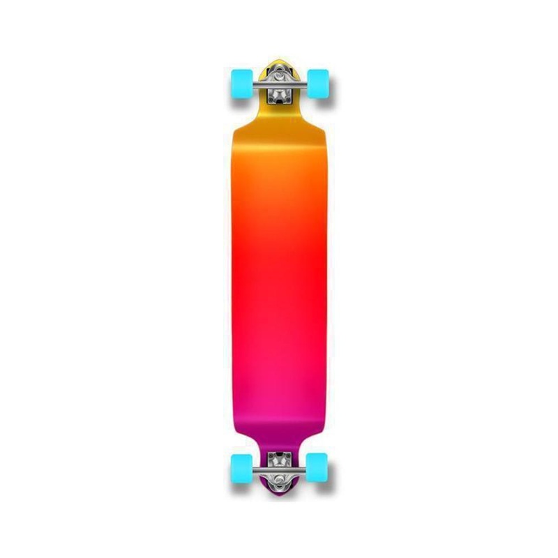 Punked Gradient Pink Drop Down 41″ Longboard Complete