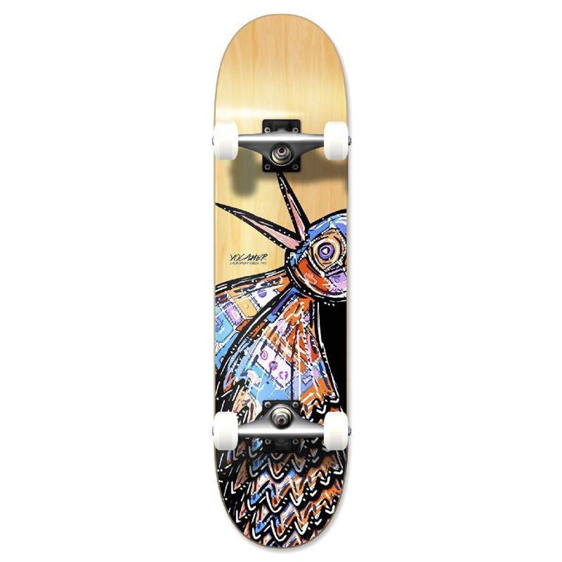 Punked Graphic Complete Skateboard – The Bird Natural Complete