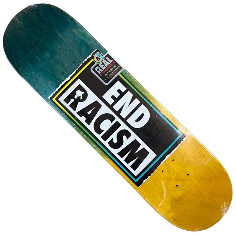 Real Deck End Racism 8.5×31.5 Skateshop Day Office Clean Out