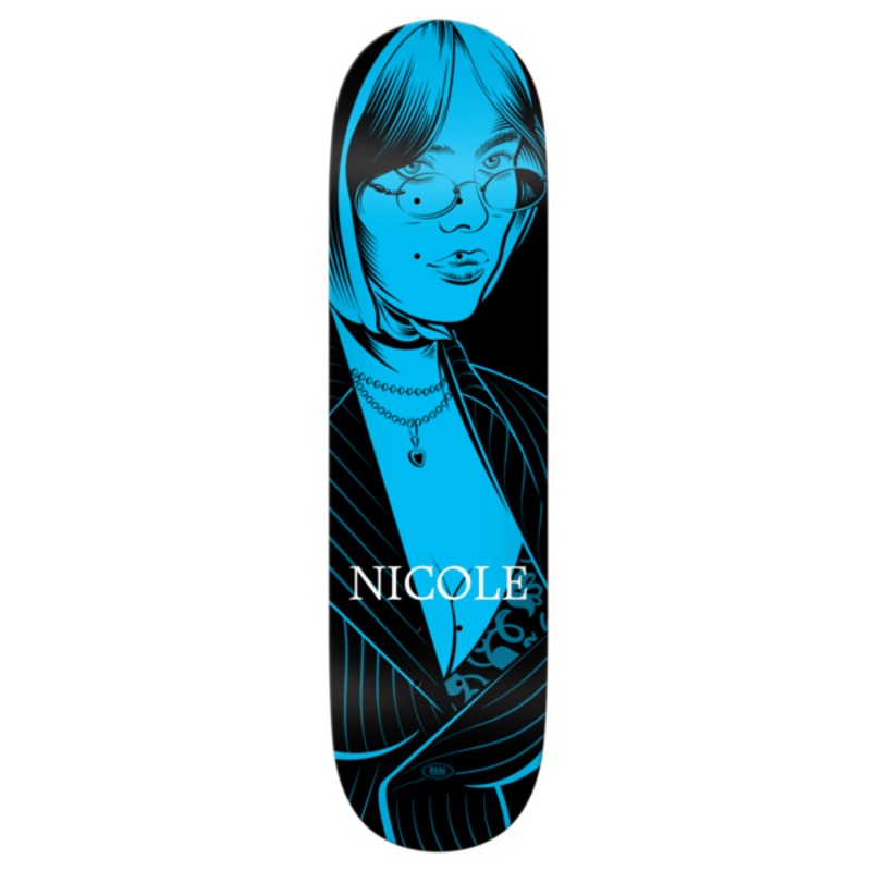 Real Skateboards “Nicole Hause- Crush” 8.25″ Twin Nose Deck